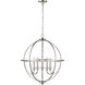 Artemis 5 Light 24 inch Polished Nickel Chandelier Ceiling Light
